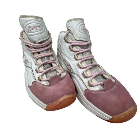 Reebok Question Mid 10 sneaker mens basketball pink toe Allen Iverson collection main image 4